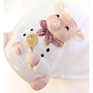 Otagiri Hand Painted 3D Pig‎ Chef Ceramic Coffee Mug Cup Vintage